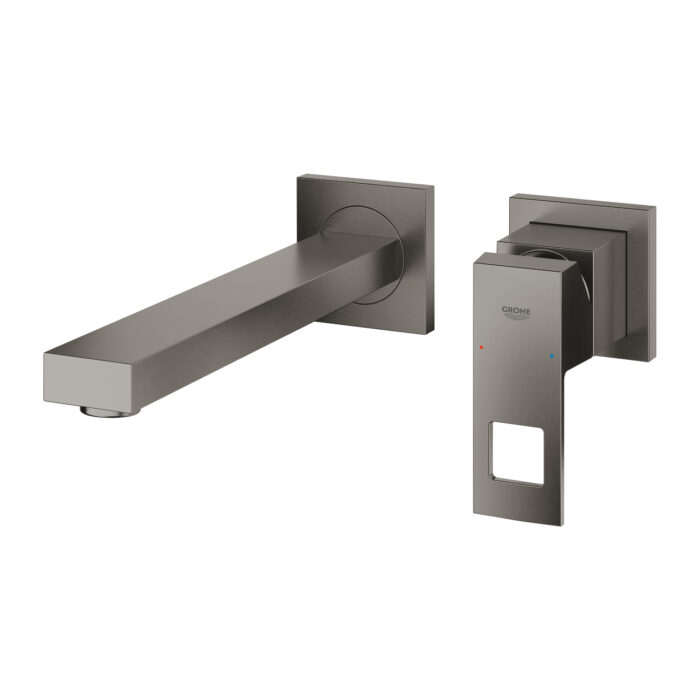 Grohe Eurocube İki Delikli Lavabo Bataryası M-Boyut, Brushed Hard Graphite - Görsel 3