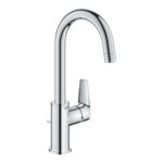 Grohe BauEdge Tek Kumandalı Lavabo Bataryası 1/2″ L-Boyut, Krom