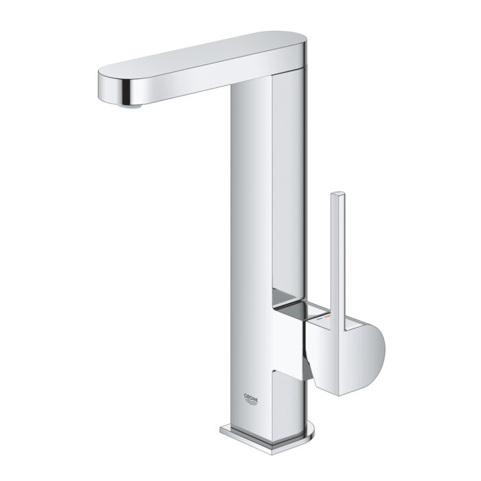Grohe Plus Tek Kumandalı Lavabo Bataryası 1/2″ L-Boyut, Krom - Görsel 4