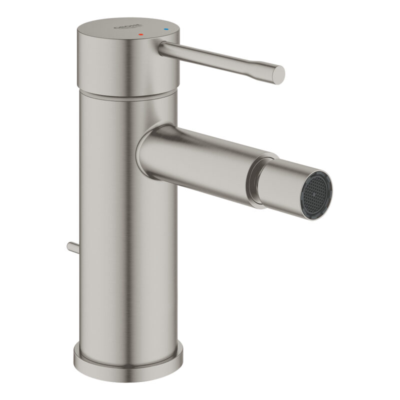 Grohe Essence Tek Kumandalı Bide Bataryası S-Boyut, Paslanmaz Çelik - 24178DC1 - Bide Bataryası