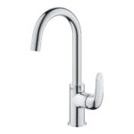 Grohe Euroeco Tek Kumandalı Lavabo Bataryası 1/2″ L-Boyut, Krom - Görsel 4