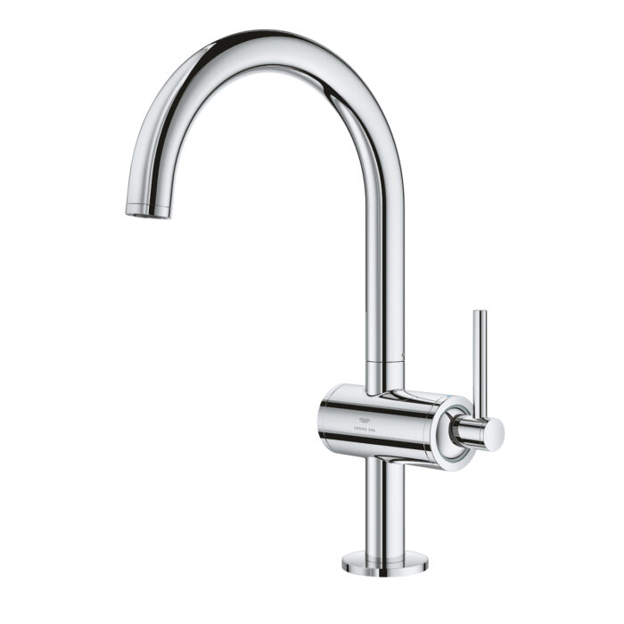 Grohe Atrio Tek Kumandalı Lavabo Bataryası 1/2″ L-Boyut, Krom - Görsel 2