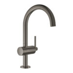 Grohe Atrio Tek Kumandalı Lavabo Bataryası 1/2″ L-Boyut, Brushed Hard Graphite
