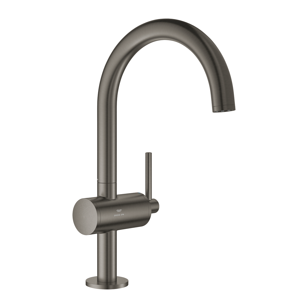 24362AL0 Grohe Atrio Tek Kumandalı Lavabo Bataryası 1/2″ L-Boyut, Brushed Hard Graphite - Görsel 1