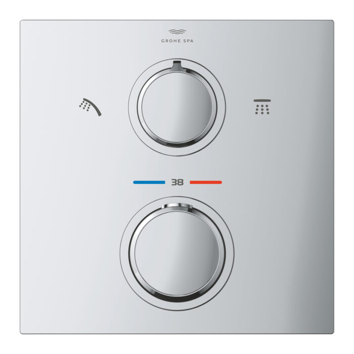 Grohe Atrio Tek Kumandalı Lavabo Bataryası M-Boyut, Warm Sunset - Görsel 3