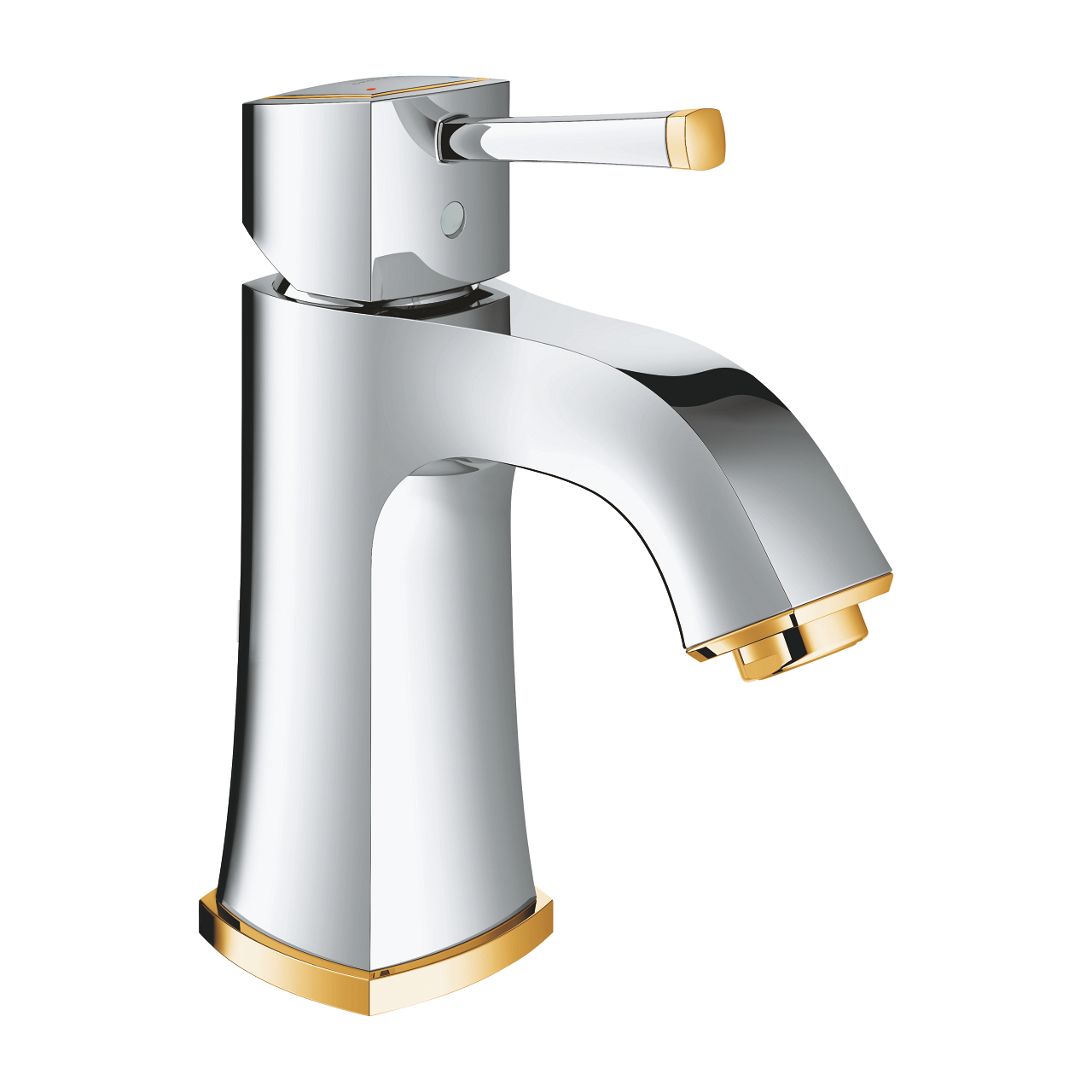 Grohe Grandera Tek Kumandalı Lavabo Bataryası M-Boyut, Krom/Altın