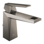 Grohe Allure Brilliant Private Collection Tek Kumandalı Lavabo Bataryası M-Boyut, Brushed Hard Graphite - 24397AL0 - Lavabo Bataryaları