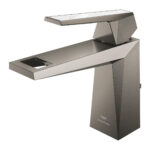 Grohe Allure Brilliant Private Collection Tek Kumandalı Lavabo Bataryası M-Boyut, Brushed Hard Graphite - Görsel 3