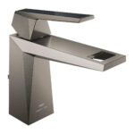 Grohe Allure Brilliant Private Collection Tek Kumandalı Lavabo Bataryası M-Boyut, Brushed Hard Graphite - 24399AL0 - Lavabo Bataryaları