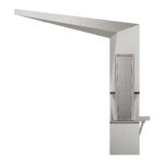 Grohe Allure Brilliant Private Collection Tek Kumandalı Lavabo Bataryası 1/2″ L-Boyut, Paslanmaz Çelik - Görsel 2