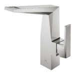 Grohe Allure Brilliant Private Collection Tek Kumandalı Lavabo Bataryası 1/2″ L-Boyut, Paslanmaz Çelik - Görsel 4