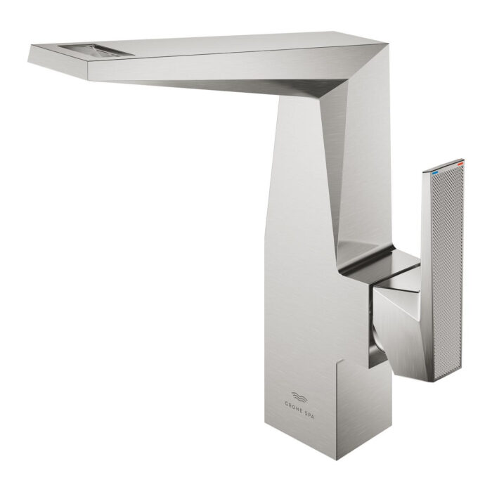 Grohe Allure Brilliant Private Collection Tek Kumandalı Lavabo Bataryası 1/2″ L-Boyut, Paslanmaz Çelik - Görsel 4