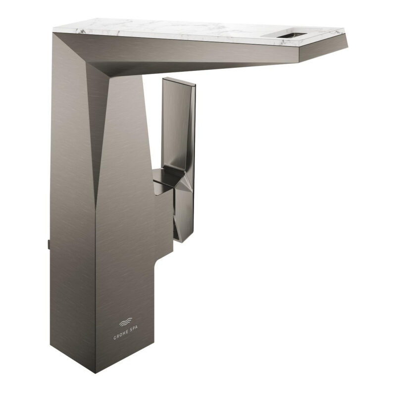 Grohe Allure Brilliant Private Collection Tek Kumandalı Lavabo Bataryası 1/2″ L-Boyut, Brushed Hard Graphite - 24408AL0 - Çanak Lavabo Bataryası