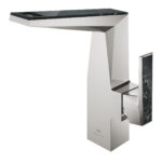 Grohe Allure Brilliant Private Collection Tek Kumandalı Lavabo Bataryası 1/2″ L-Boyut, Paslanmaz Çelik - Görsel 3