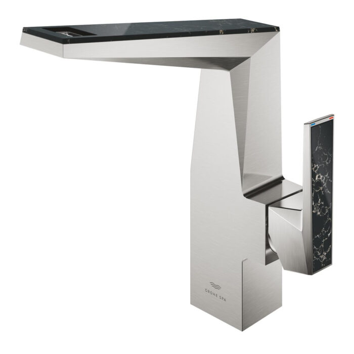 Grohe Allure Brilliant Private Collection Tek Kumandalı Lavabo Bataryası 1/2″ L-Boyut, Paslanmaz Çelik - Görsel 3