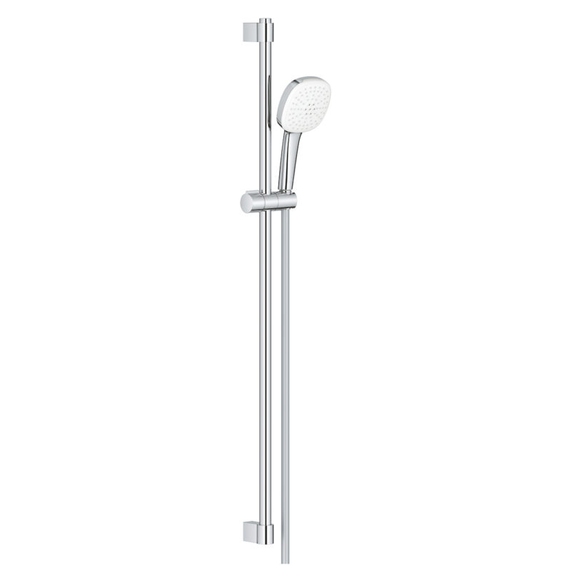 Grohe Tempesta Cube 110 Sürgülü Duş Seti 2 Akışlı, Krom - 26908003 - Sürgülü Duş Setleri