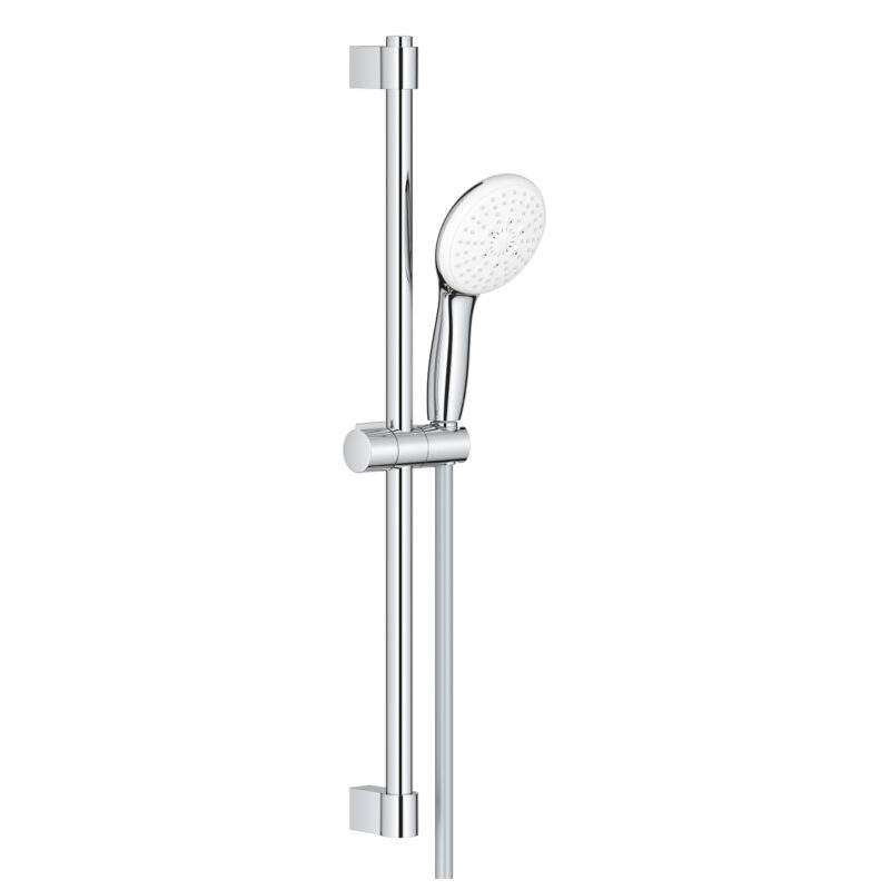Grohe Tempesta 110 Shower Rail Set 3 Sprays (Rain, Jet, Massage), Krom - 26916003 - Tepe Duşları