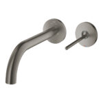 Grohe Atrio 2 Delikli Joystick Lavabo Bataryası, Brushed Hard Graphite - Görsel 2