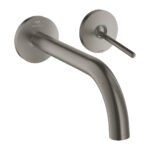 Grohe Atrio 2 Delikli Joystick Lavabo Bataryası, Brushed Hard Graphite