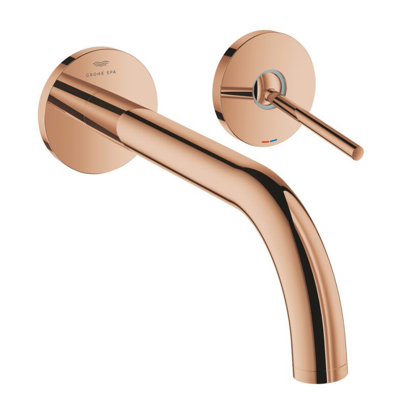 Grohe Atrio 2 Delikli Joystick Lavabo Bataryası, Warm Sunset - 29406DA0 - Ankastre Lavabo Bataryası