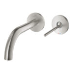Grohe Atrio 2 Delikli Joystick Lavabo Bataryası, Paslanmaz Çelik - Görsel 2