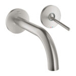 Grohe Atrio 2 Delikli Joystick Lavabo Bataryası, Paslanmaz Çelik