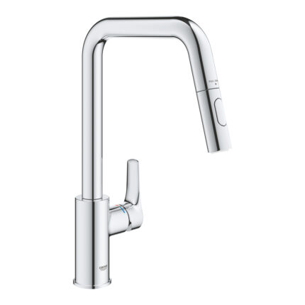 Grohe Eurosmart Tek Kumandalı Eviye Bataryası, Krom - 30619000 - Mutfak Eviye Bataryası
