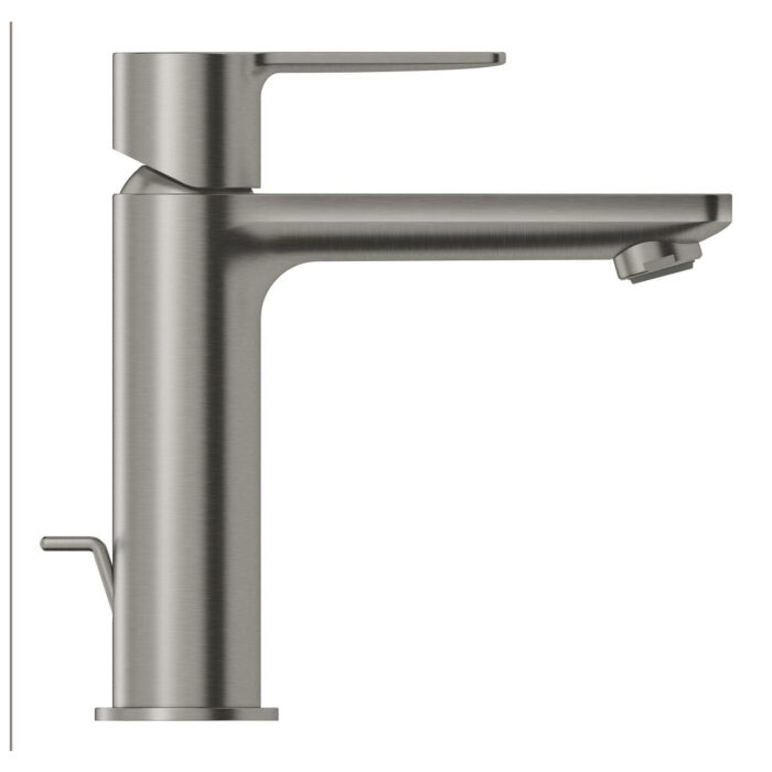Grohe Lineare Tek Kumandalı Lavabo Bataryası S-Boyut, Paslanmaz Çelik - 32114DC1 - Lavabo Bataryaları - 1