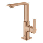 Grohe Allure Tek Kumandalı Lavabo Bataryası 1/2″ L-Boyut, Brushed Warm Sunset - 32146DL1 - Çanak Lavabo Bataryası - 3
