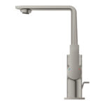 Grohe Allure Tek Kumandalı Lavabo Bataryası 1/2″ L-Boyut, Satin Steel - Görsel 2