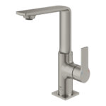 Grohe Allure Tek Kumandalı Lavabo Bataryası 1/2″ L-Boyut, Satin Steel - Görsel 4