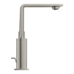 Grohe Allure Tek Kumandalı Lavabo Bataryası 1/2″ L-Boyut, Satin Steel - Görsel 3