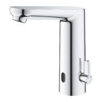 Grohe Eurosmart Cosmopolitan E Fotoselli Lavabo Bataryası, 1/2″, L-Boyut, Çift Su Girişli, Ayarlanabilir Sıcaklık Sınırlayıcısı, Krom - Görsel 4