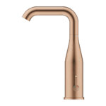 Grohe Essence E Fotoselli Lavabo Bataryası, 1/2″, Çift Su Girişli Ayarlanabilir Sıcaklık Sınırlayıcısı, Brushed Warm Sunset - Görsel 2