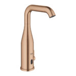 Grohe Essence E Fotoselli Lavabo Bataryası, 1/2″, Çift Su Girişli Ayarlanabilir Sıcaklık Sınırlayıcısı, Brushed Warm Sunset