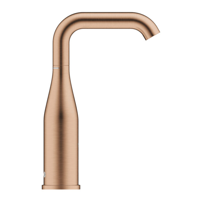 Grohe Essence E Fotoselli Lavabo Bataryası, 1/2″, Çift Su Girişli Ayarlanabilir Sıcaklık Sınırlayıcısı, Brushed Warm Sunset - Görsel 3