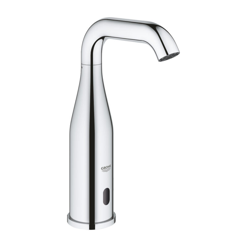 Grohe Essence E Fotoselli Lavabo Bataryası, Tek Su Girişli, Krom - 36446000 - Fotoselli Lavabo Bataryası