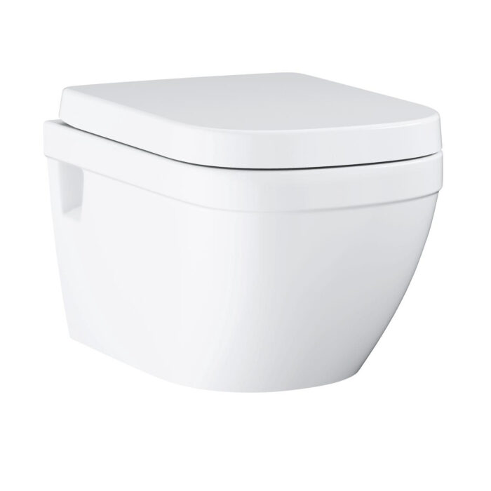 Grohe Euro Ceramic Wall Hung Wc, Basic, Alp Beyazı - Görsel 4