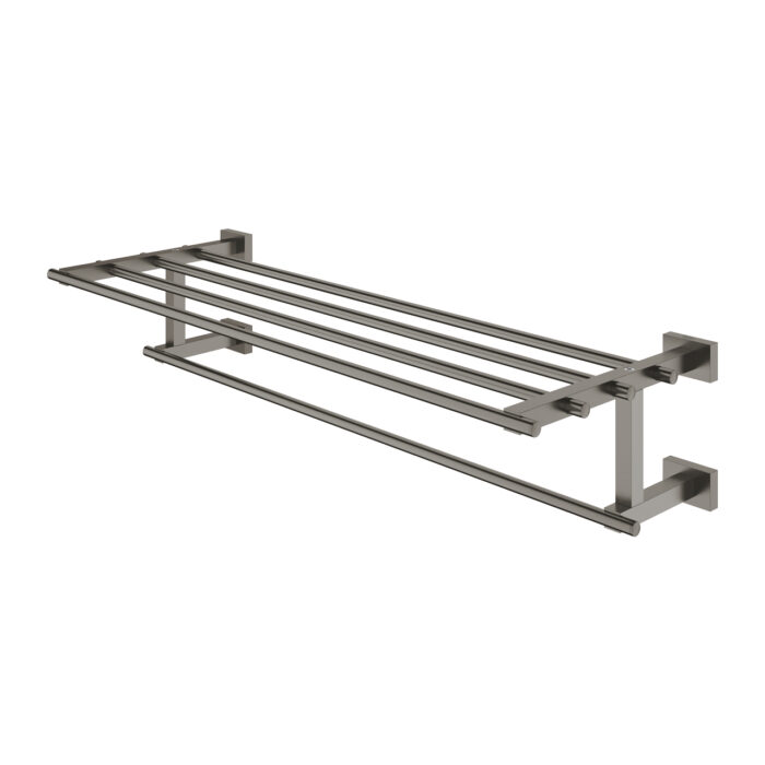 Grohe Essentials Cube Banyo Havluluğu, Brushed Hard Graphite - Görsel 2