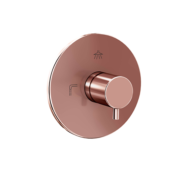 A4337829-1.jpg Vitra Root Round Ankastre 3 Yollu Yönlendirici, V-Box (Sıva Üstü Grubu), Soft Bakır - Görsel 1