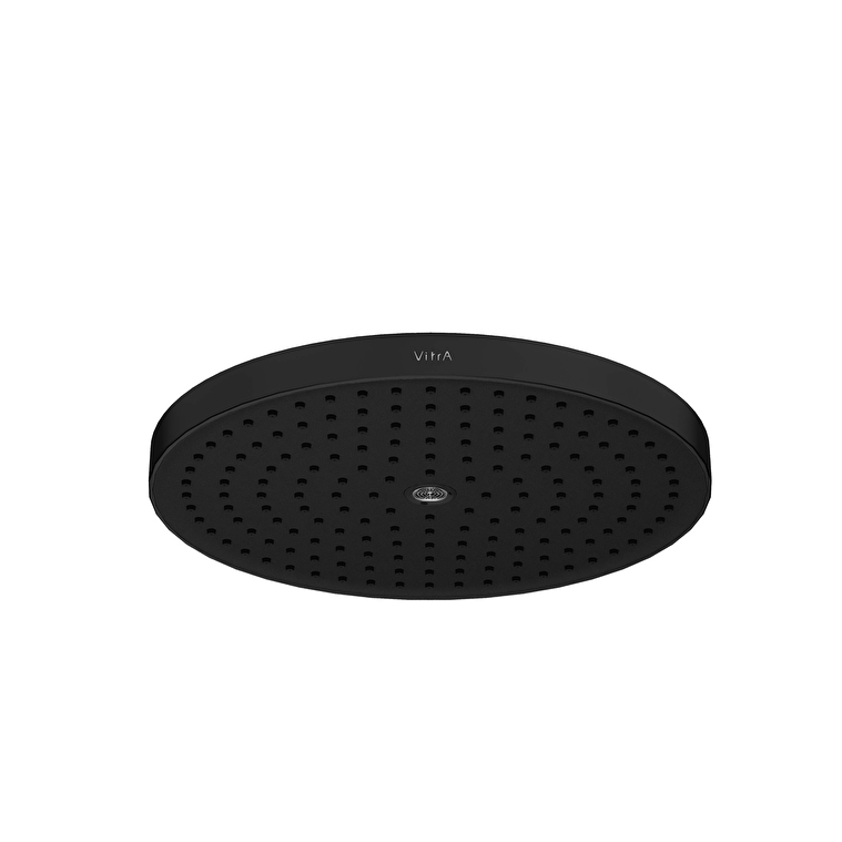 A4592236-1.jpg Vitra Prime Round Duş Başlığı 2 Fonksiyonlu 30 cm, Mat Siyah - Görsel 1