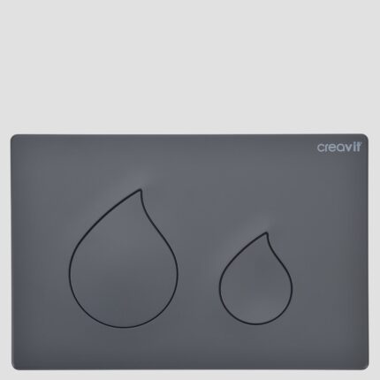 Creavit Bloom Mat Antrasit Boyalı Kumanda Paneli - GP1102.04 - Kumanda Panelleri (Gömme Rezervuar Butonları)