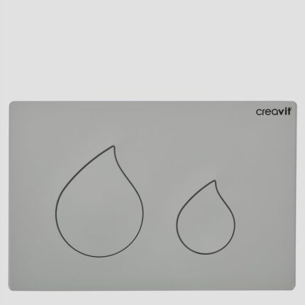 Creavit Bloom Mat Cool Grey Boyalı Kumanda Panel - GP1102.07 - Kumanda Panelleri (Gömme Rezervuar Butonları)