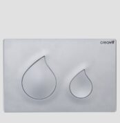 Creavit Bloom Mat Krom Kaplama Kumanda Paneli - GP1103.00 - Kumanda Panelleri (Gömme Rezervuar Butonları)