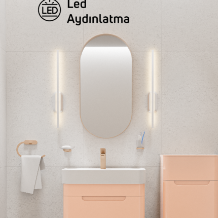 Creavit Çubuk Led Aplik 50 cm Beyaz - MA.AP45002 - Banyo ve Mutfak Tamamlayıcı Gereçleri