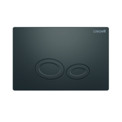Creavit Drop Antrasit Kumanda Paneli - GP2002.04 - Kumanda Panelleri (Gömme Rezervuar Butonları)