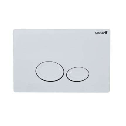 Creavit Drop Beyaz Kumanda Paneli - GP2001.00 - Kumanda Panelleri (Gömme Rezervuar Butonları)