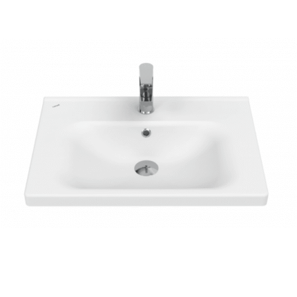 Creavit Eksen Etajerli Lavabo 65 cm Beyaz - EK065-00CB00E-0000 - Etajerli Lavabo
