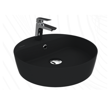 Creavit Loop 45 cm Masa Üstü Çanak Lavabo Extra Kömür Karası - LP146-00KK00E-0000 - Çanak Lavabo
