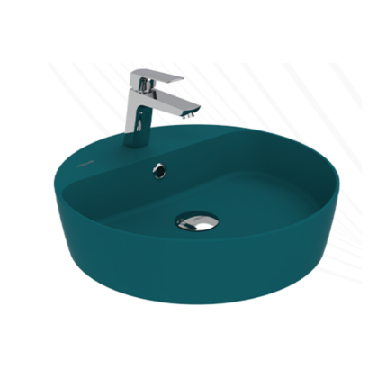 Creavit Loop 45 cm Masa Üstü Çanak Lavabo Extra Mint - LP146-00MT00E-0000 - Çanak Lavabo